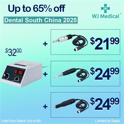 El conjunto micromotor de RPM de 3.5W traerá la exposición dental de Guangzhou